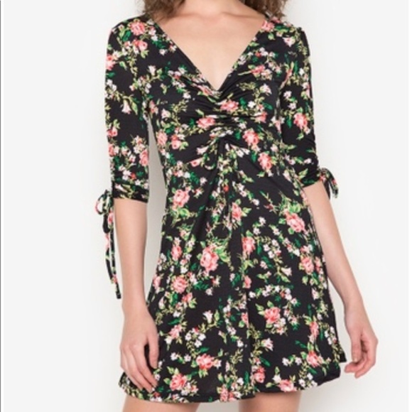 topshop petite floral dress